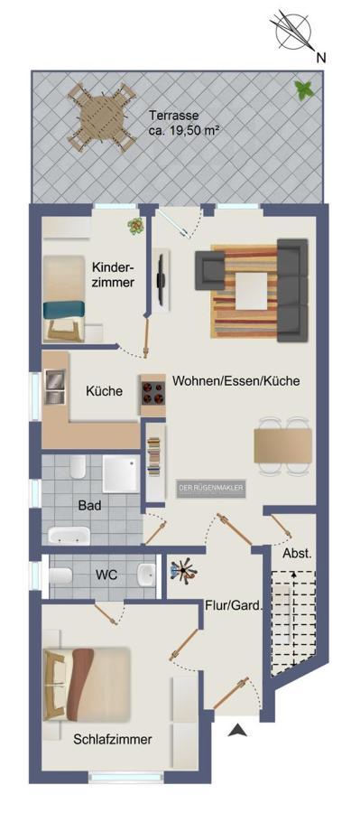 Ferienwohnung Moin Neddesitz Zewnętrze zdjęcie